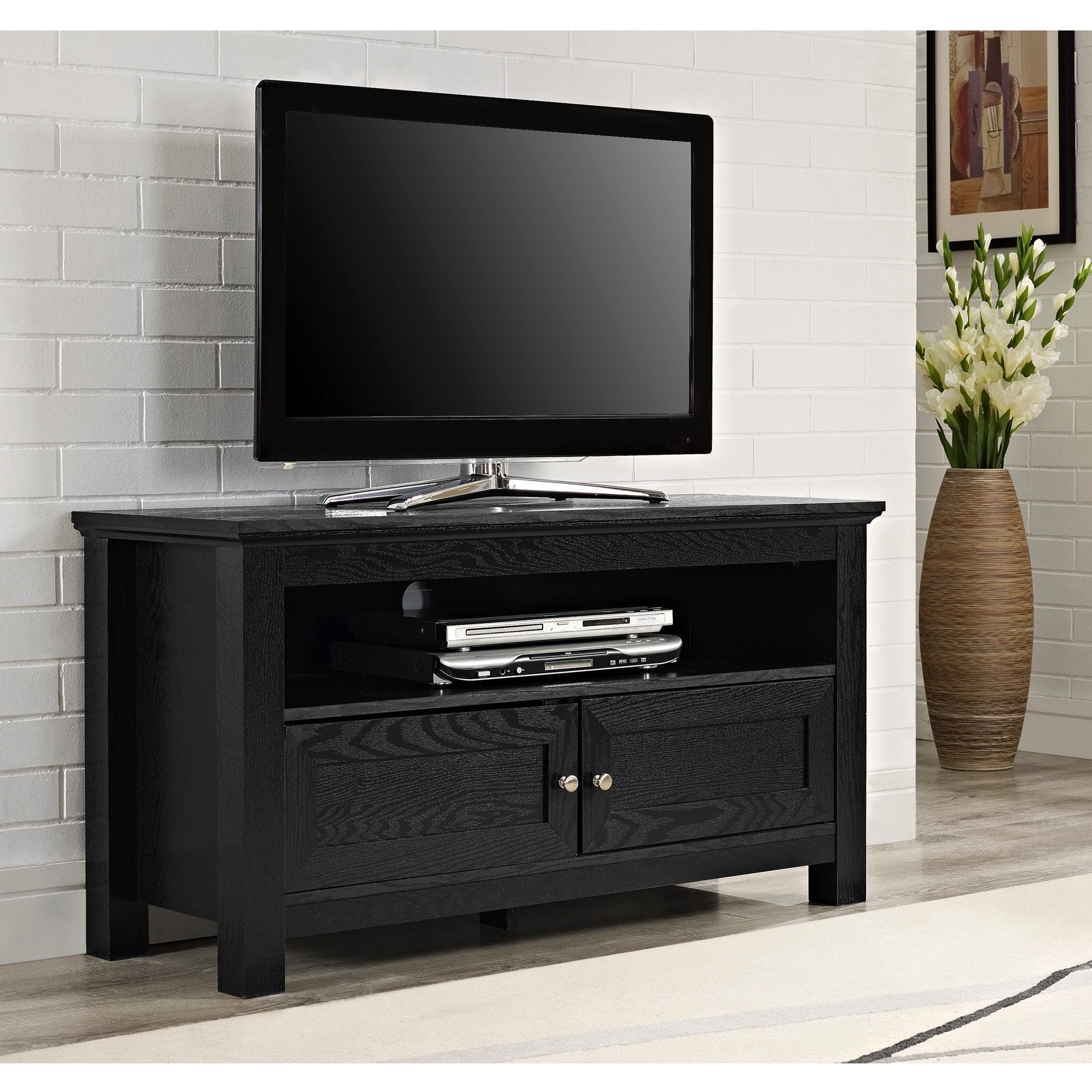 MIDDLEBROOK DESIGNS 57-INCH BLACK TV STAND